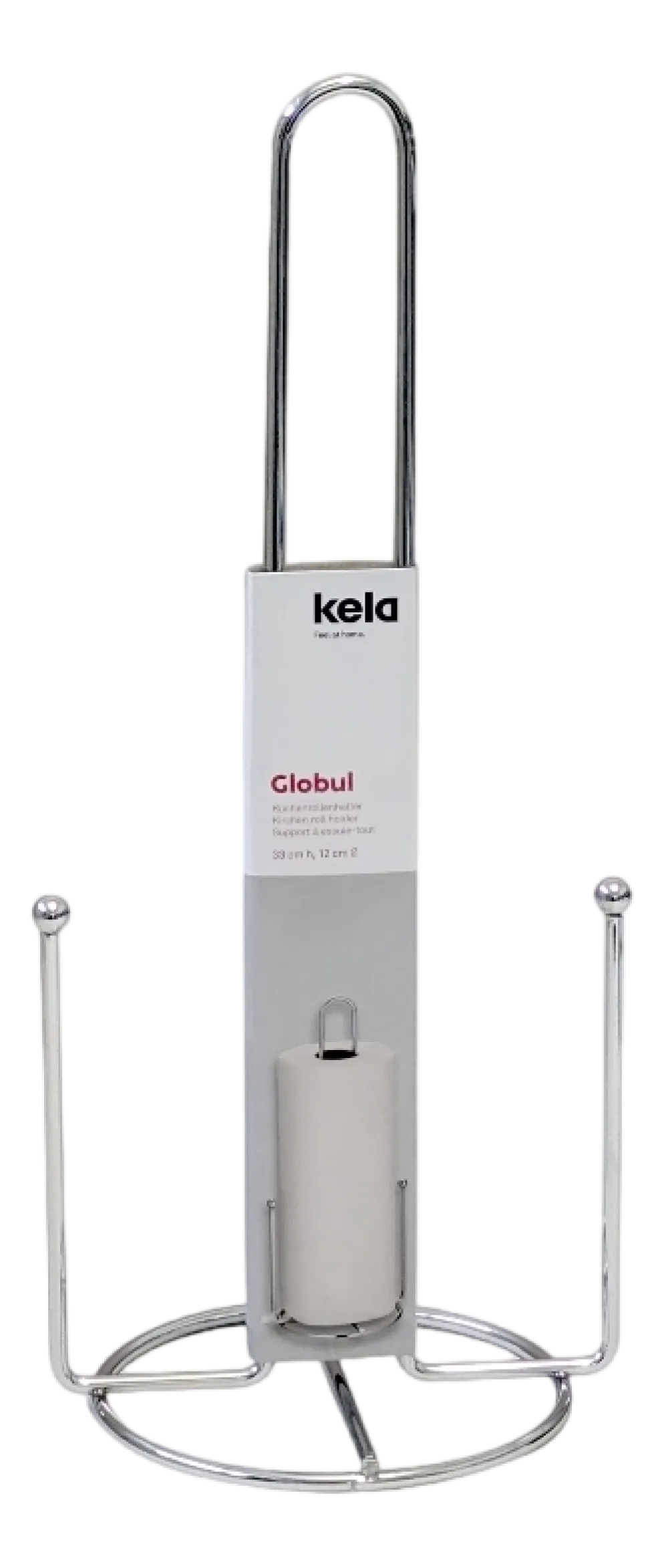 Kela Keukenrolhouder Globul Zilver Discount