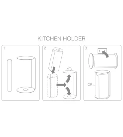 Lind DNA Keukenrolhouder Kitchen Holder XL Bull Cognac Hot