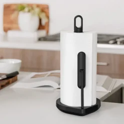 Keukenrolhouder Simplehuman Met Klemarm Matzwart Staal