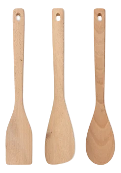 Keukenset Alessi KitchenTools Wood (Set van 3)