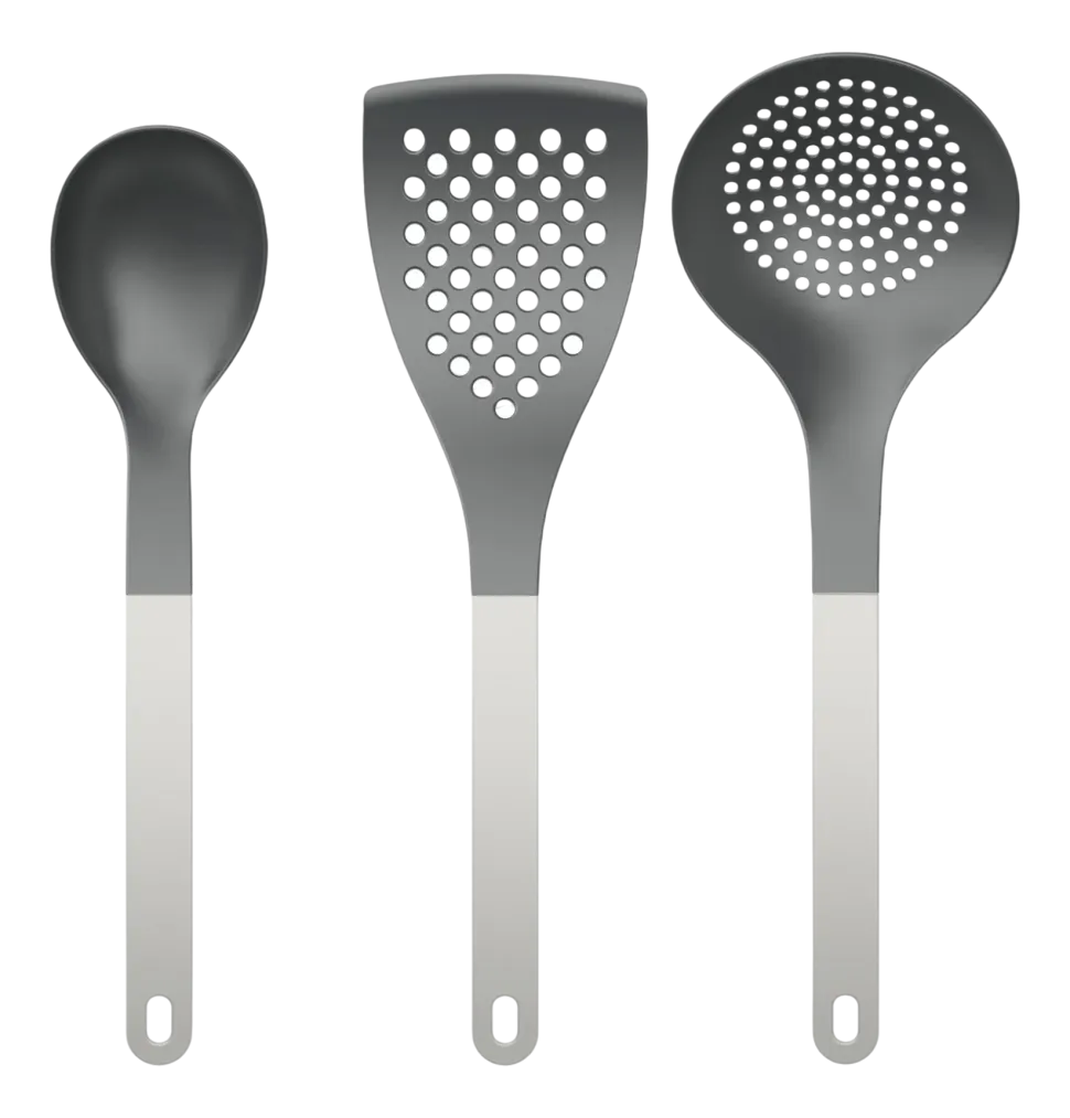 Keukenset Rosti 2 Optima White Nylon (Set van 3)