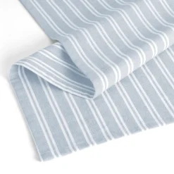 Keukenset Walra Dry Cubes Uni, Stripes & Blocks Jeans Blauw (Set van 3)