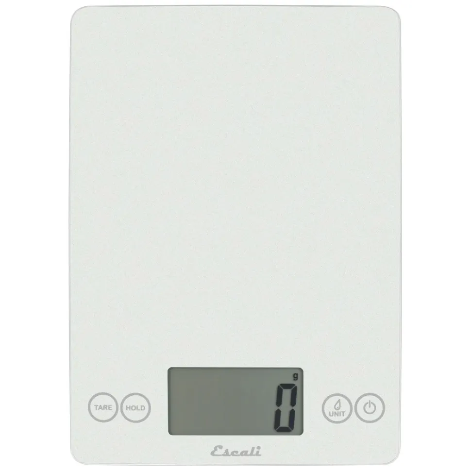 Keukenweegschaal Escali Arti Digital Glass Wit