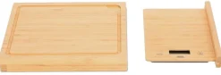 ADE Keukenweegschaal Met Snijplank Bamboe (27,4 x 22,6 x 3,5 cm) Clearance
