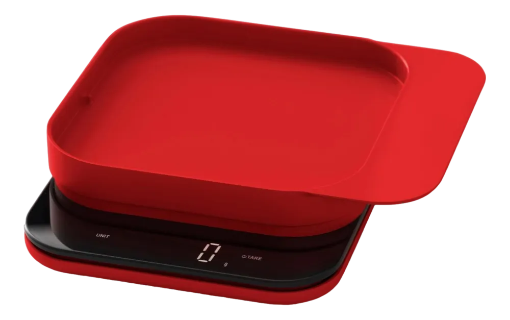 Rosti Keukenweegschaal Mensura Red