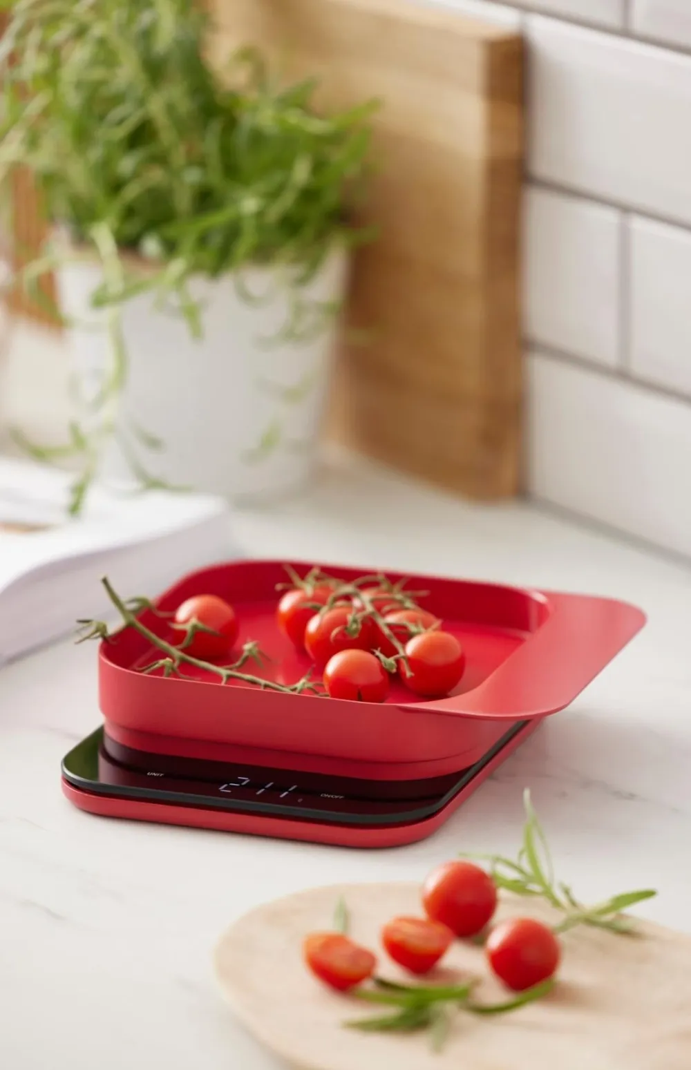 Rosti Keukenweegschaal Mensura Red