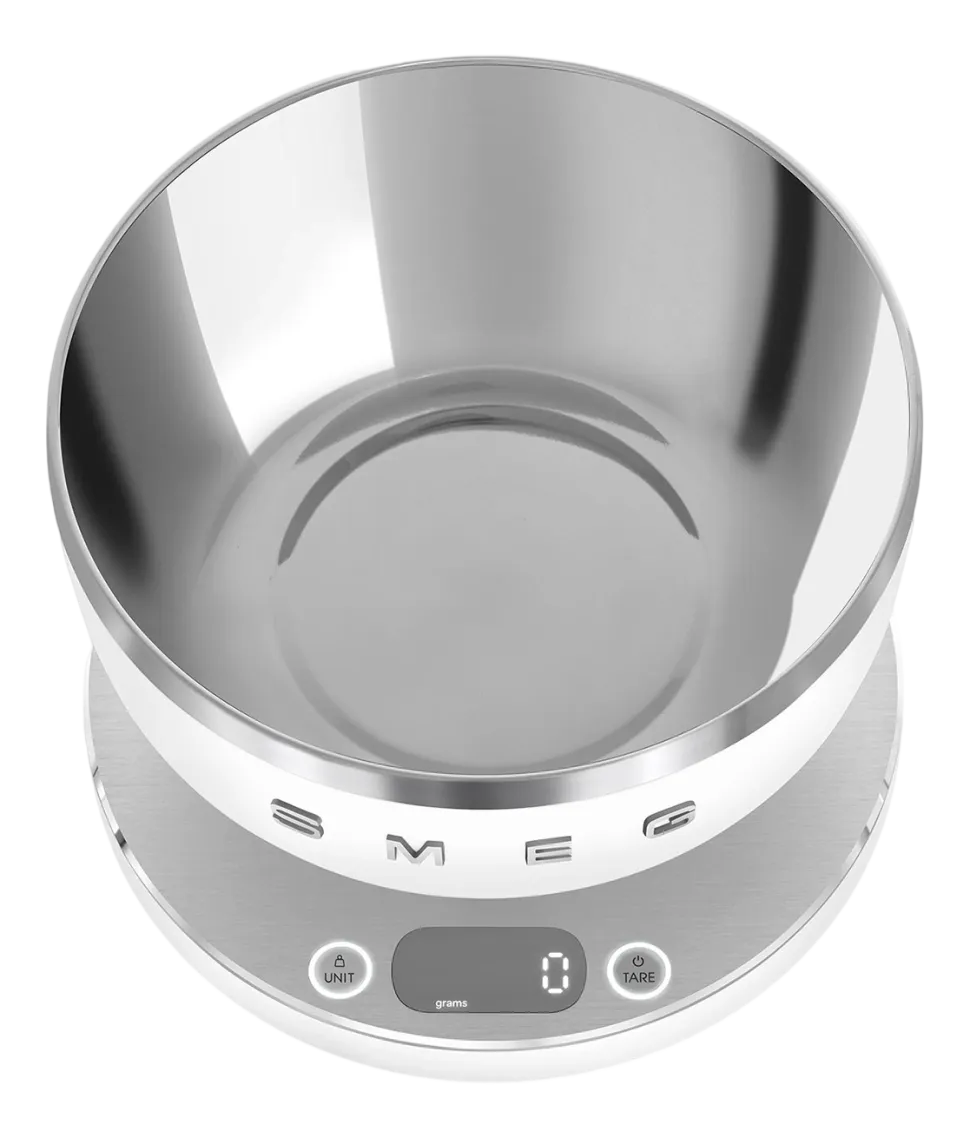 Keukenweegschaal Smeg KSC01WHMWW Mat wit
