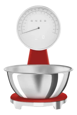 Keukenweegschaal Smeg KSF01RDWW 50s Style Rood