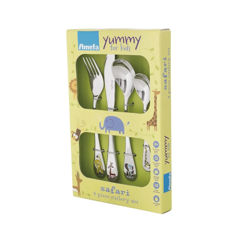 Amefa Kinderbestekset Safari (4-delig) Clearance
