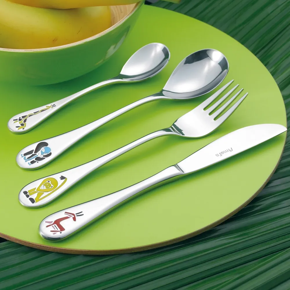 Amefa Kinderbestekset Safari (4-delig) Clearance