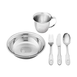 Georg Jensen Kinderbestekset Kids Elephant Ontbijt RVS Glanzend (5-delig) Discount