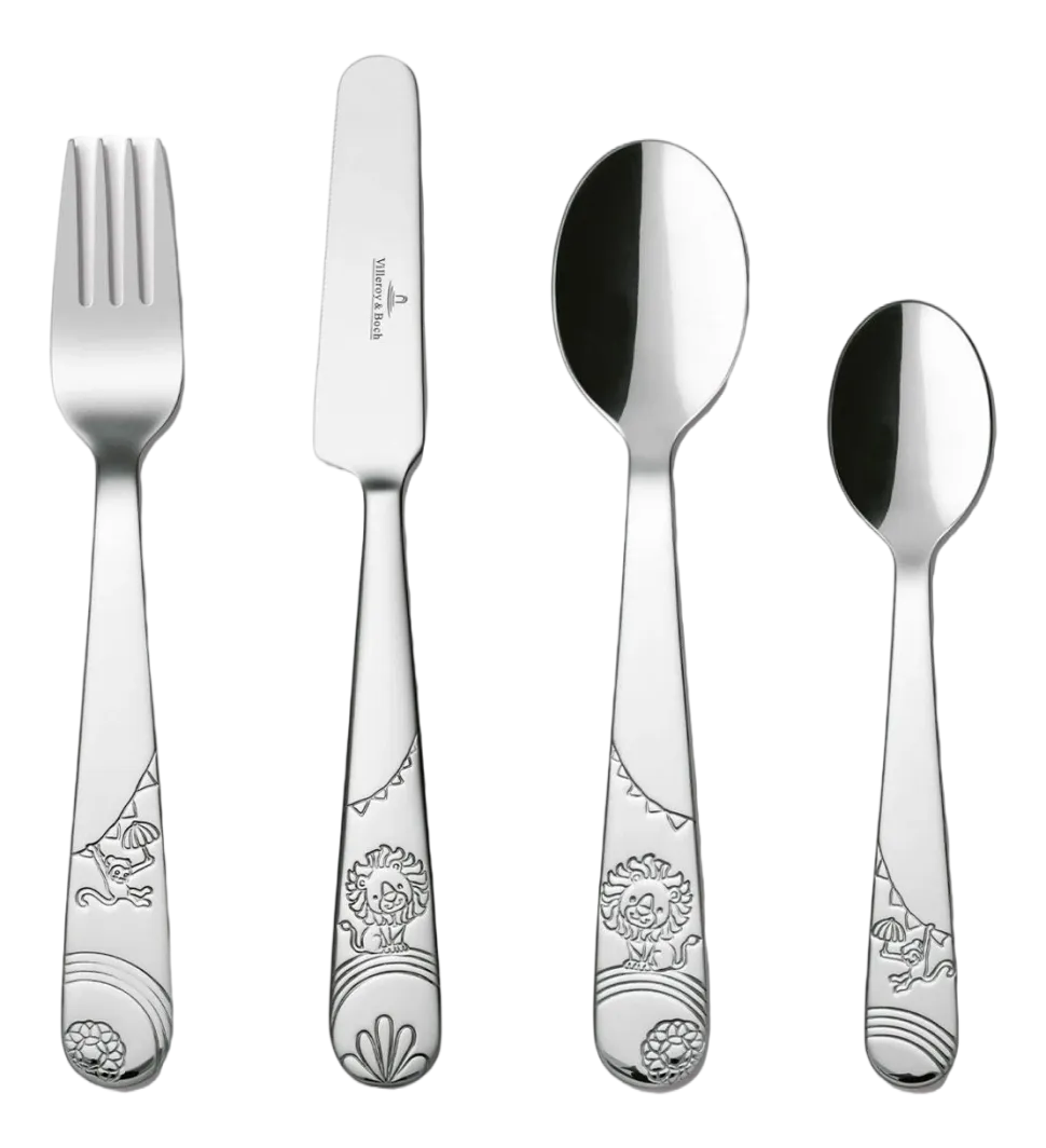 Kinderbestekset Villeroy & Boch Roar like a Lion Zilver