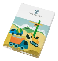 Kinderbestekset Zilverstad Bouwvoertuigen Zilver (4-Delig)
