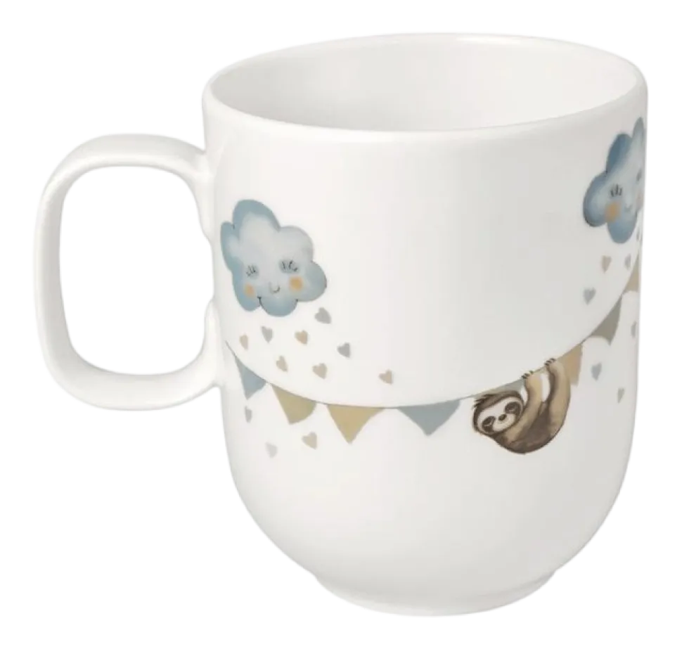 Kindermok Villeroy & Boch Walk like an Elephant Wit 280ml (Set van 6)