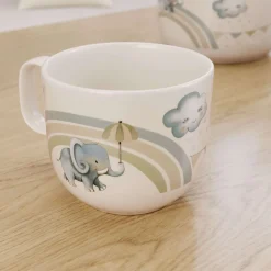 Villeroy & Boch Kindermok Walk like an Elephant Wit 170ml (Set van 6) Hot