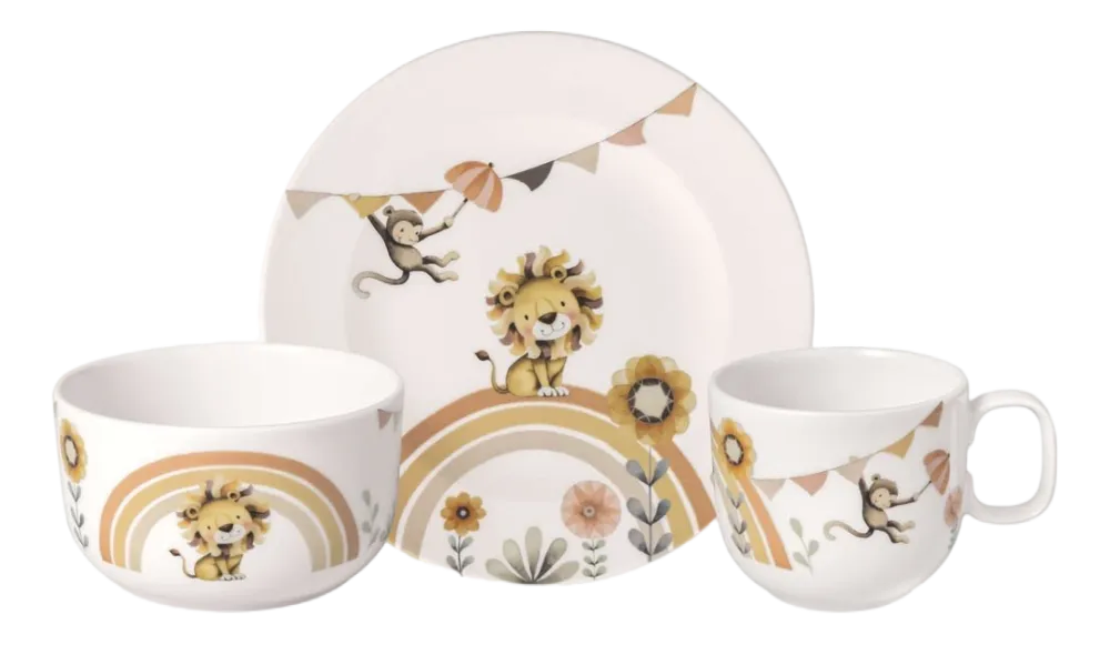 Villeroy & Boch Kinderservies Roar like a Lion Wit (3-delig) Online