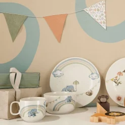 Villeroy & Boch Kinderservies Walk like an Elephant Wit (3-delig) Discount