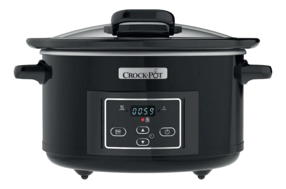 Klapdeksel Slowcooker Crockpot Black 4,7L