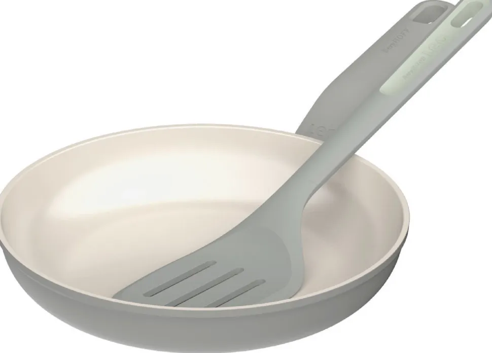 Koekenpan BergHOFF Leo Recycled Balance met Spatel 24 cm Moonmist Gray