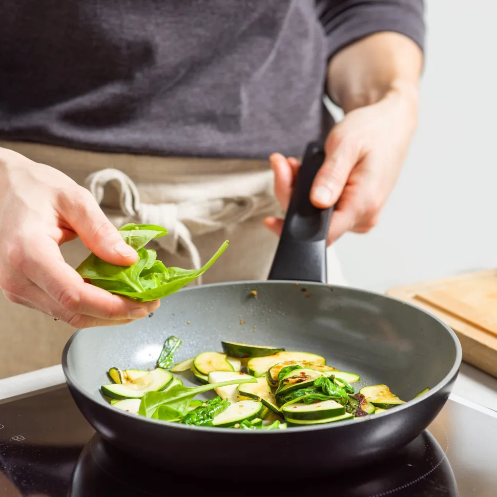 Koekenpan BK Easy Basic Ceramic 24 cm, Induction, Alluminium