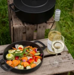 Koekenpan Combekk Skillet Black 28 cm