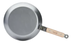 De Buyer Koekenpan Mineral B Houten Steel 24 cm Hot