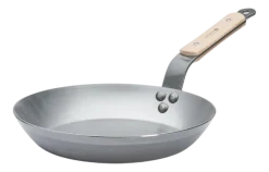 De Buyer Koekenpan Mineral B Houten Steel 24 cm Hot