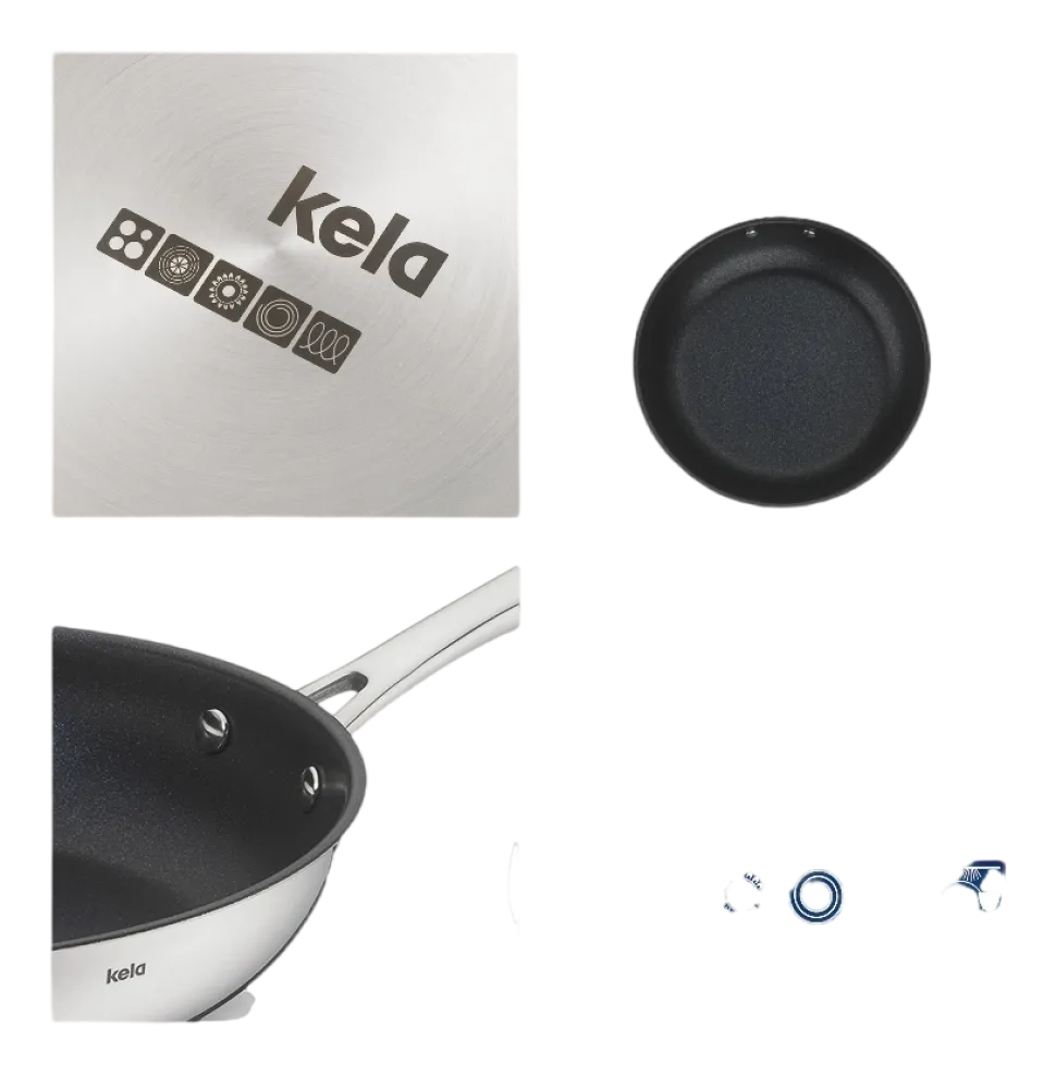 Koekenpan Kela Flavoria Non Stick Zwart 28 cm