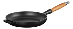 Le Creuset Koekenpan Rond Houten Handvat Mat Zwart 24 cm Online