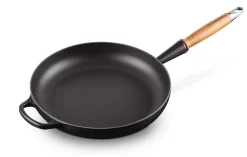 Koekenpan Le Creuset Zwart Houten Handvat 28 cm
