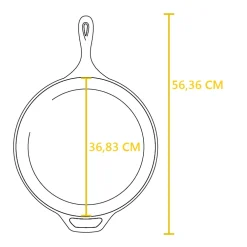 Lodge Koekenpan Logic L14SK3 ø38 cm Discount