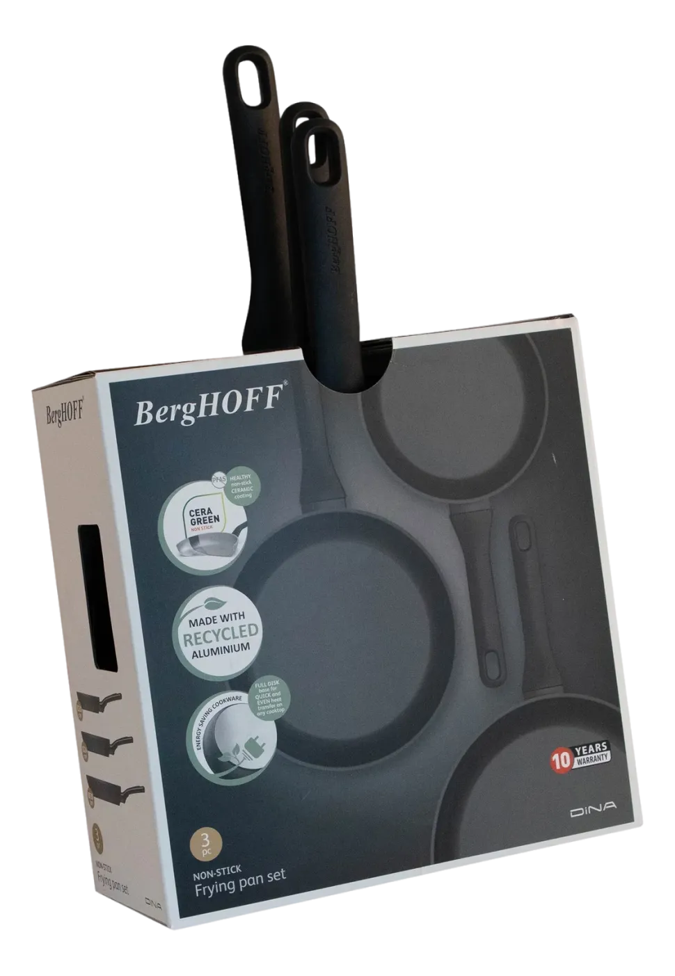 Koekenpannenset BergHOFF DiNA Line Antikleef (3-delig)