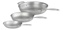 Le Creuset Koekenpannenset Classic 3-PLY RVS (3-delig) Online