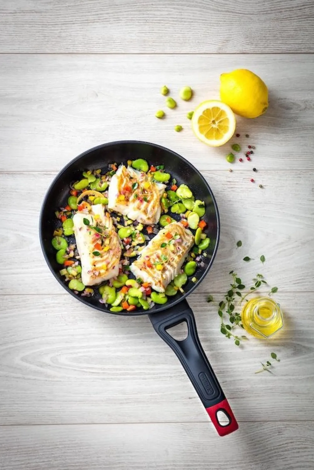 Pyrex Koekenpan Optima Zwart 28 cm Outlet