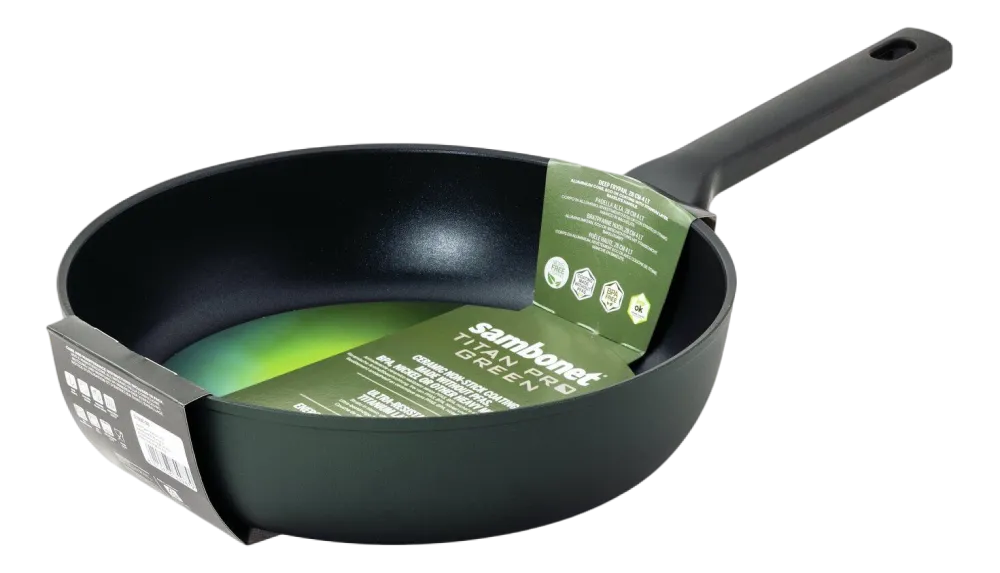 Sambonet Koekenpan Titan Pro Green Double Induction Deep 20 cm New