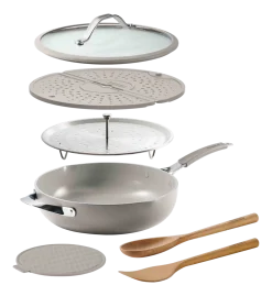 Koekenpan Tramontina All-In-One Plus Beige 30 cm
