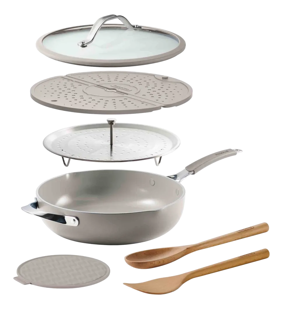 Koekenpan Tramontina All-In-One Plus Beige 30 cm
