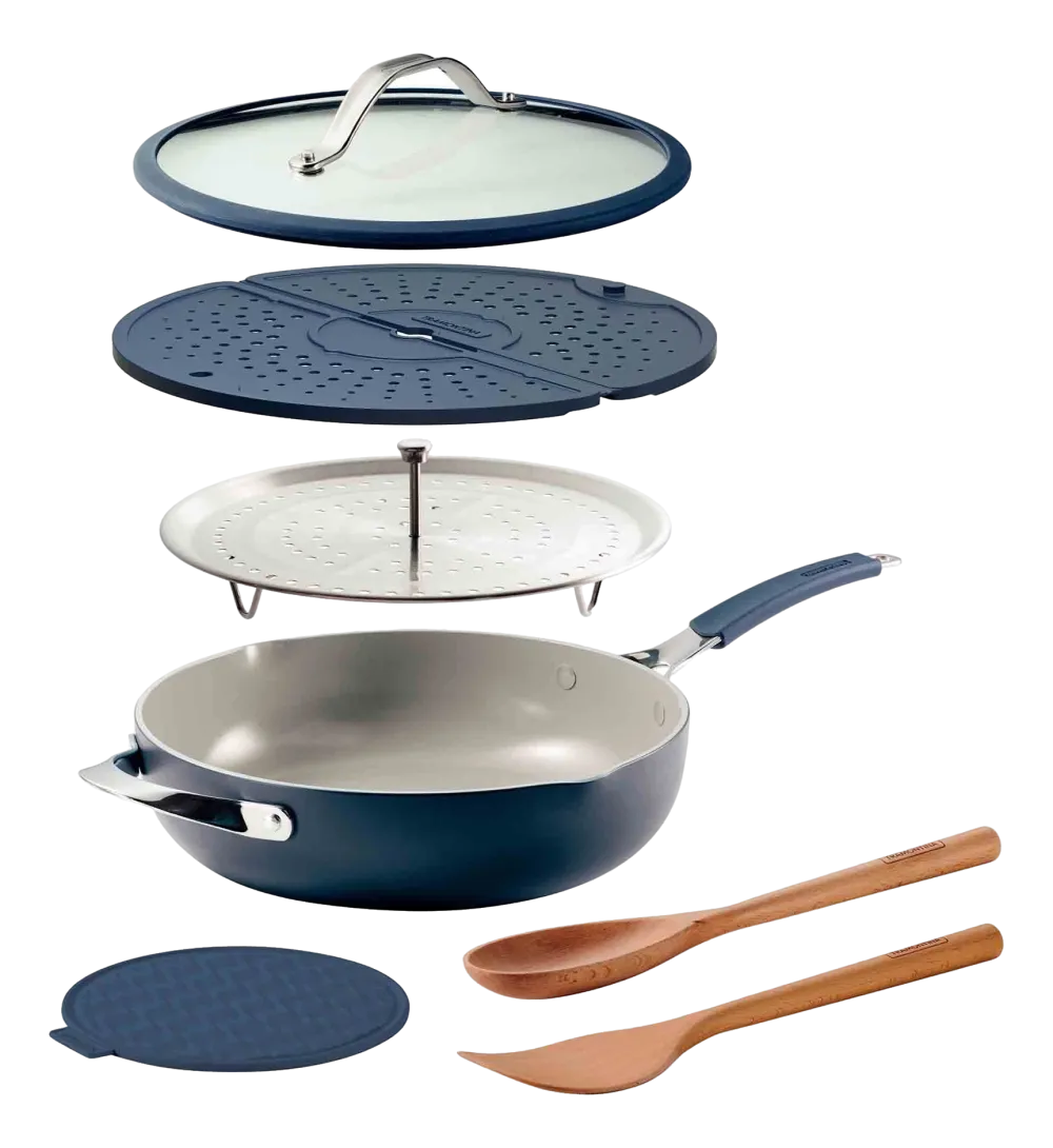 Tramontina Koekenpan All-In-One Plus Blauw 30 cm