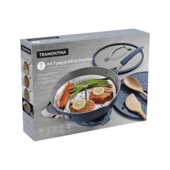 Tramontina Koekenpan All-In-One Plus Blauw 30 cm