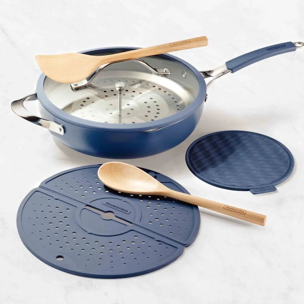 Tramontina Koekenpan All-In-One Plus Blauw 30 cm