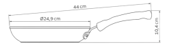 Tramontina Koekenpan Professional Non-Stick Hot