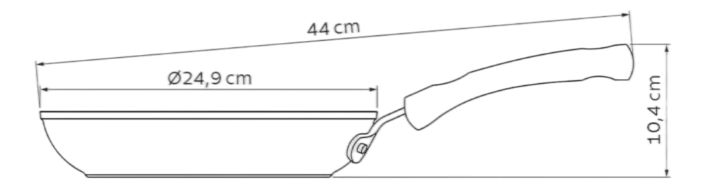 Tramontina Koekenpan Professional Non-Stick Hot