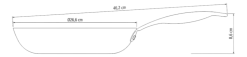 Koekenpan Tramontina Trento Zwart 26 cm