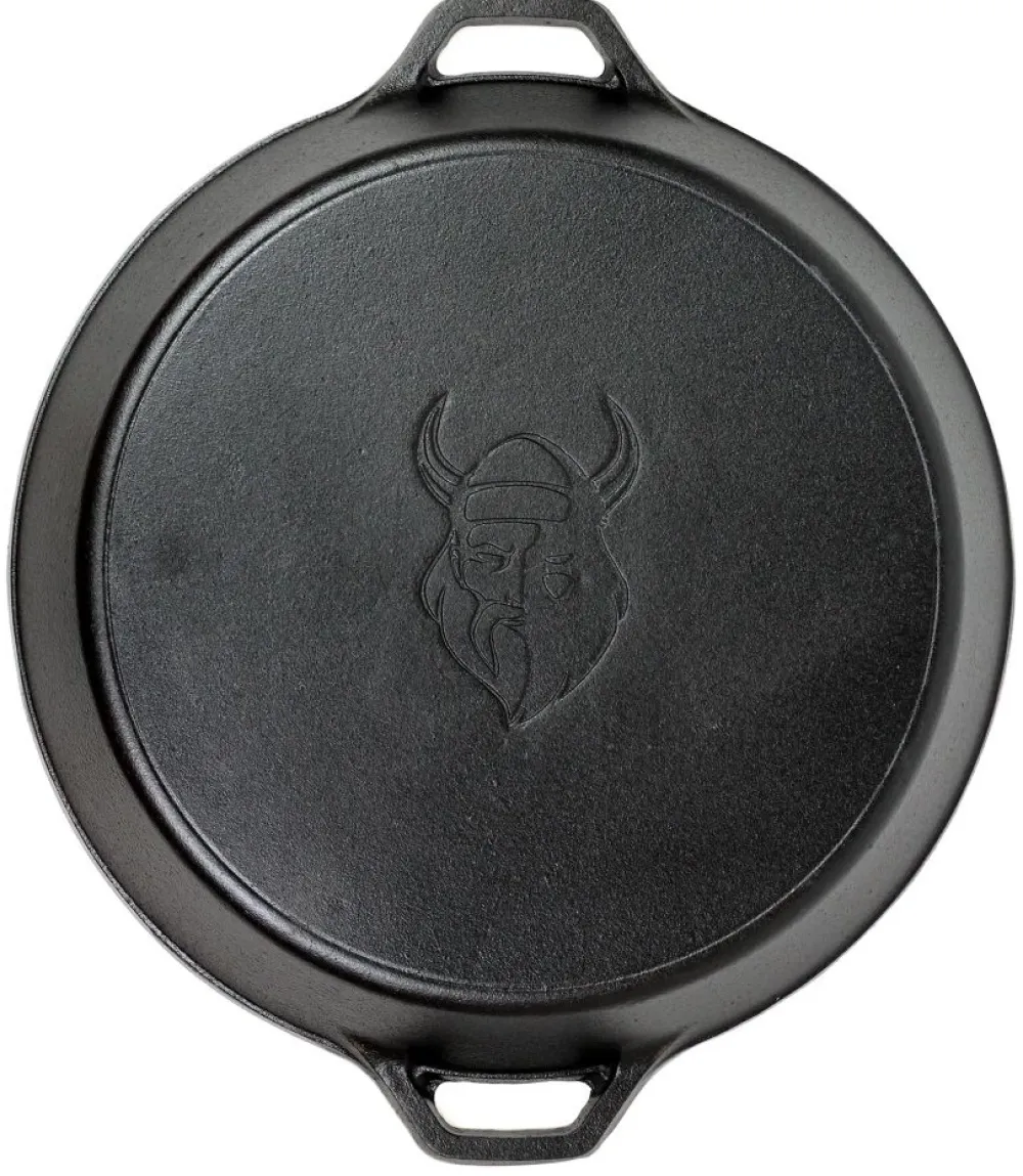 Valhal Outdoor Koekenpan Met Handgrepen 50 cm Outlet