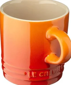 Le Creuset Koffiebeker Oranjerood 200ml (6-Delig) Best