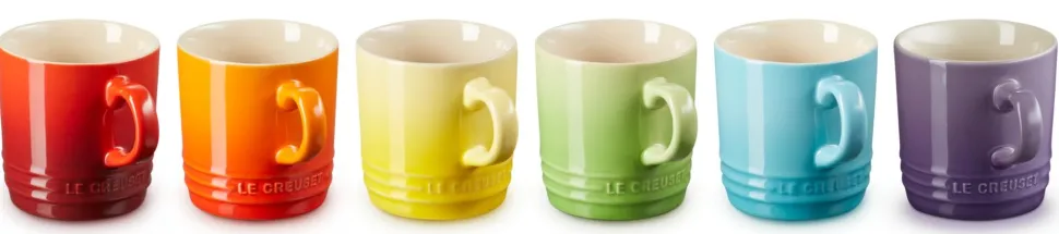 Koffiebeker Le Creuset Regenboog 200ml (6-Delig)