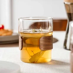 Koffie- en theeglas Leonardo Novo Legno 320ml (Set van 2)