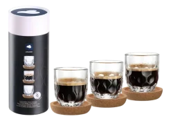 Leonardo Koffieglas Gocce Espresso 60ml (Set van 3) Best