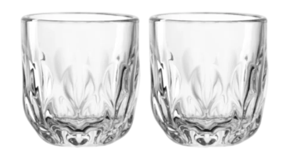 Koffieglas Leonardo Gocce 3 60ml (Set van 2)