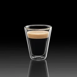 Koffieglas Luigi Bormioli Thermic Glass Drink Caffeino 85 ml (2-Delig)